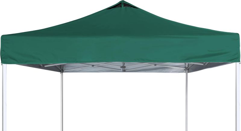 Photo 1 of SCOCANOPY Commercial 10x10 Pop Up Canopy Replacement Cover Top with Air Vent,Canopy Cover ONLY, (Forest Green)
