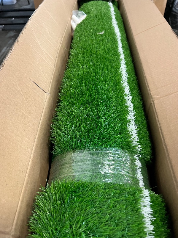 Photo 1 of Golfguru Golf Mat 5x4ft-21mm Thickened Dual Turf Golf Hitting Mat with Alignment Aid, Dense Elite Mats Practice Outdoor Indoor, Chipping Training Matt for Garage Backyard Driving Simulators

