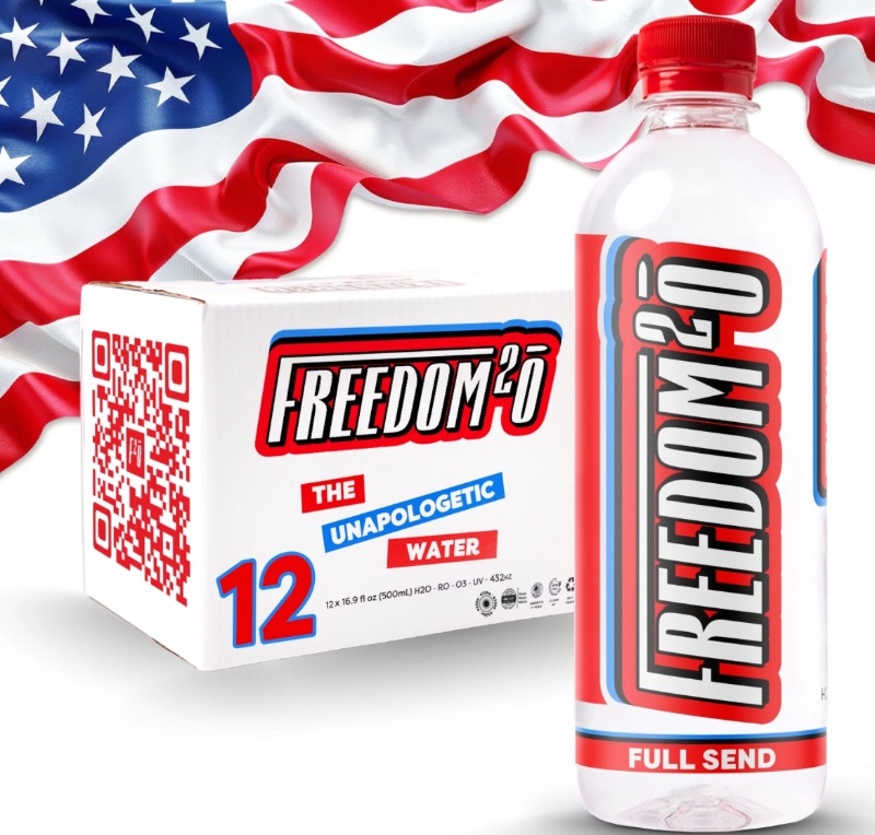 Photo 1 of 12 Pack Freedon2o Bottled Water 16.9 oz 