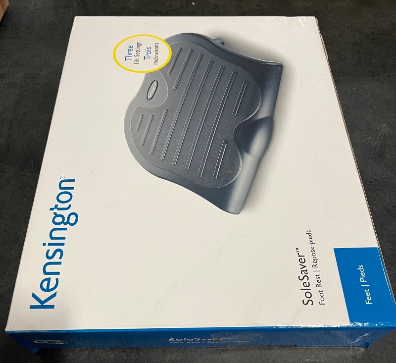 Photo 1 of Kensington SoleSaver Adjustable Footrest (K56152US) Gray
