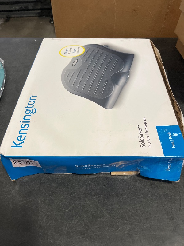 Photo 1 of Kensington SoleSaver Adjustable Footrest (K56152US) Gray
