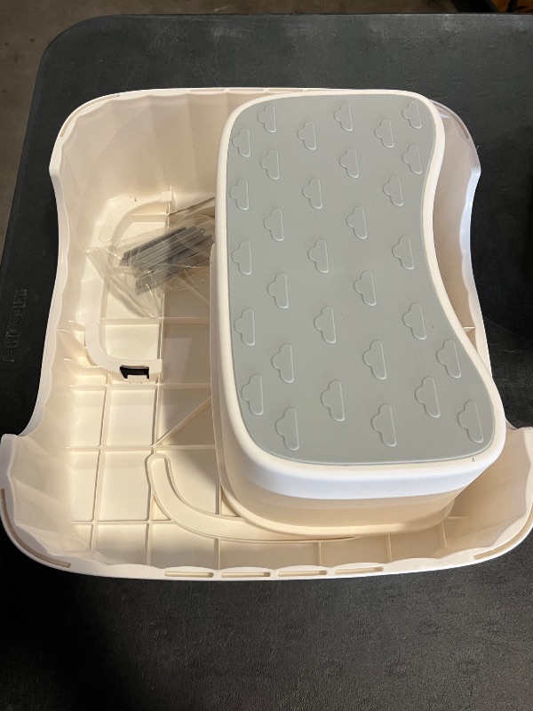 Photo 1 of Similar to Picture ** Toddler Step Stool,2 Step Stools for Kids with Anti-Slip Surface and Rubber Bottom, Kids Step Stool Poop Stool for Toilet Potty Training, Bathroom, Kitchen