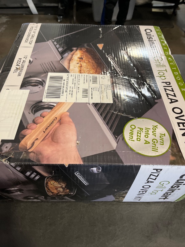 Photo 1 of Cuisinart CPO-700 Grill Top Pizza Oven Kit, Black & Aluminum

