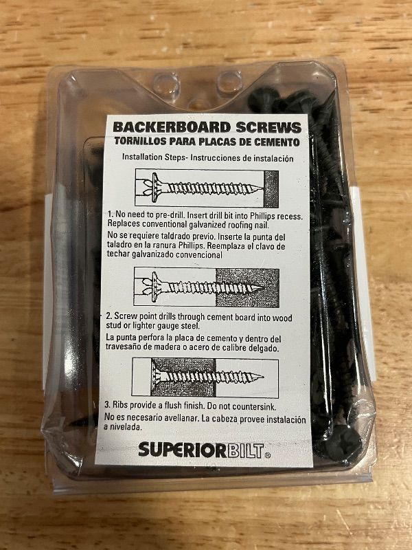 Photo 1 of Backerboard Screws 1-1/4" Box of 200