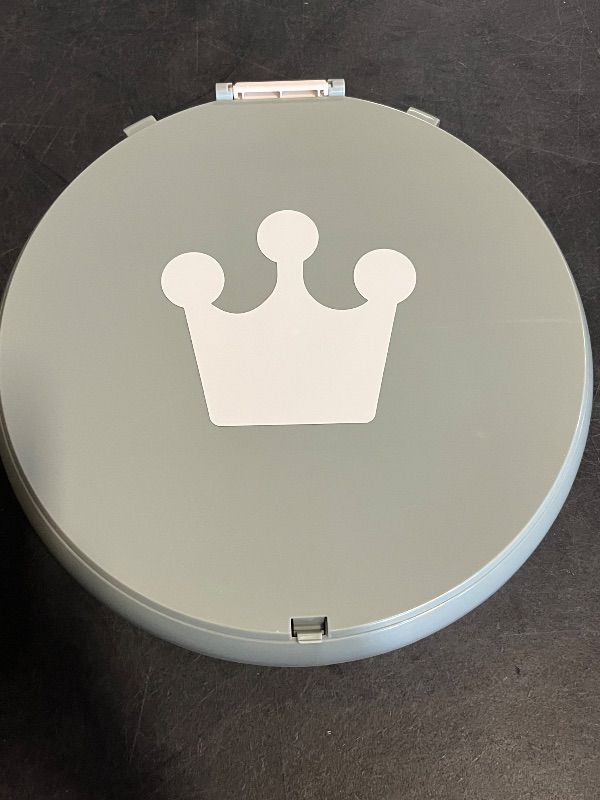 Photo 1 of SunnySmile portable, foldable potty seat for toddler, Training Toilet Seat Emergency Toilet for Car, Camping, Outdoor, indoor (grey, large)
