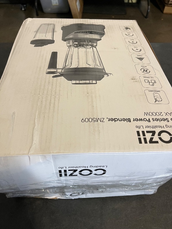 Photo 1 of COZII Professional Blender 2000W, Smoothie Countertop Blenders for Kitchen, 64 Oz Pitcher/21-Oz To-go Cup, 7 Preset Programs for Ice Crush/Frozen Drinks/Dips/Nut Butter, High Speed, Dishwasher Safe
