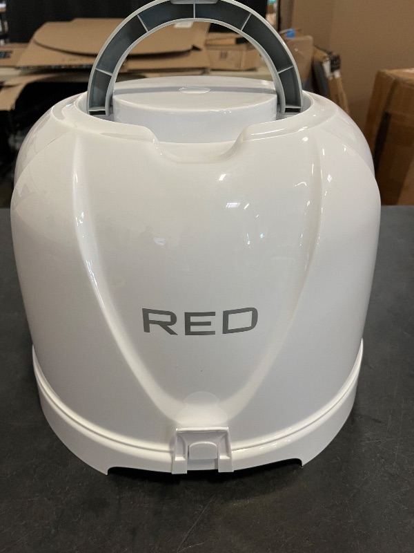 Photo 1 of Red by Kiss 3000 Ceramic Tourmaline Professional Hood Dryer, 4 Heat Settings Blow Dryer for Home & Salon, Height Adjustable Convenient Big Hood Size Extra Coverage (1875 Wattage)
