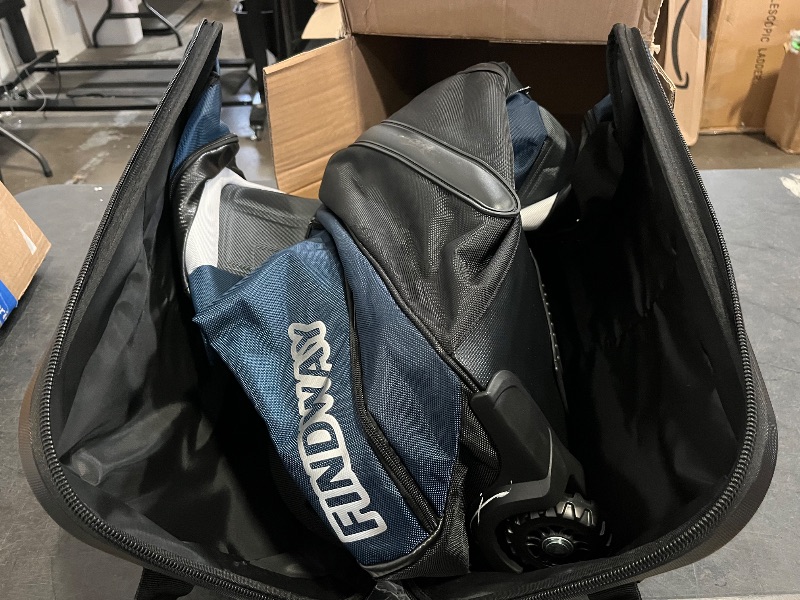 Photo 1 of Findway Golf Travel Bags for Airlines with Wheels and ABS Hard Case Top, Protect Your Clubs, Waterproof 1680D Oxford Fabric and Oversize Tank Wheels, Lightweight and Easy to Maneuver

