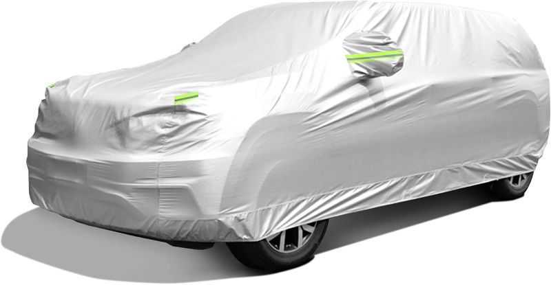 Photo 1 of SUV Waterproof Car Covers for Automobiles All Weather Season UV Protection Snowproof Outdoor Full Cover Universal Fit SUV Up to 190’’
