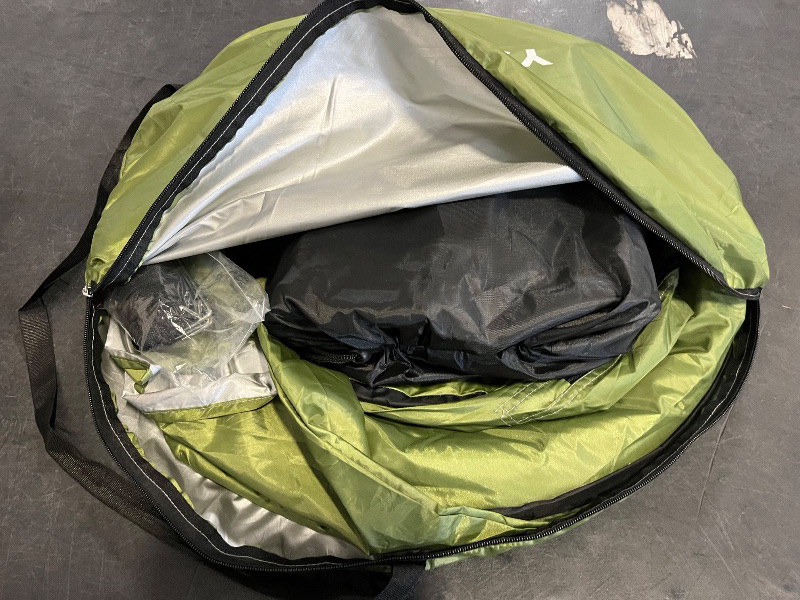 Photo 1 of Portable Toilet Kit, Camping Toilet with Pop-Up Privacy Tent and Poo Gel Toilet Bags, Washable Portable Outdoor Showers Changing Rooms
