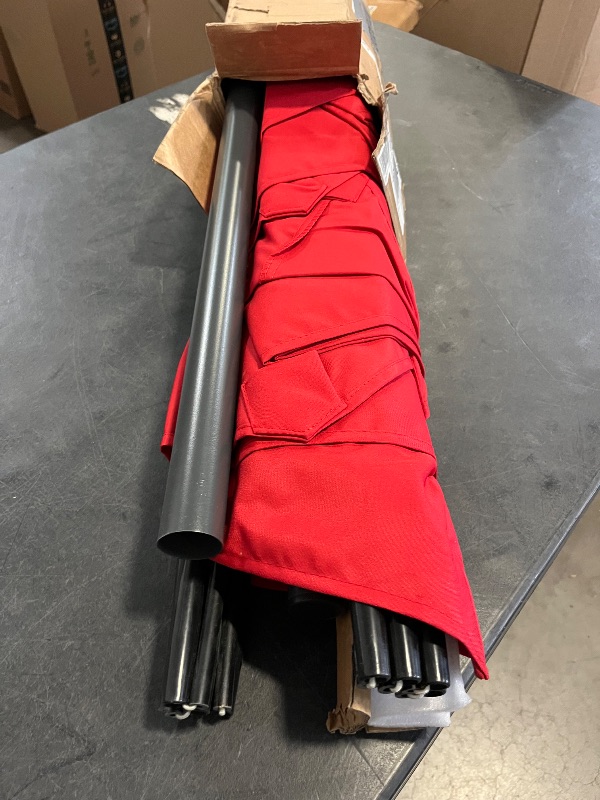 Photo 1 of Beanss Outdoor Patio Umbrella, Table Umbrella with Push Button Tilt and Crank, 8 Ribs Market Umbrella
