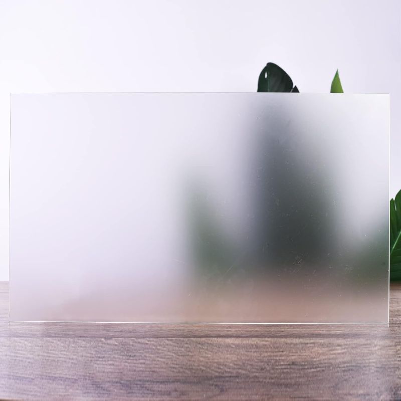 Photo 1 of Matte Frosted Plexiglass Cast Translucent Acrylic Sheet, DIY Projects and Design, Signs, Shelves, Cases, Picture Frame, Premium.