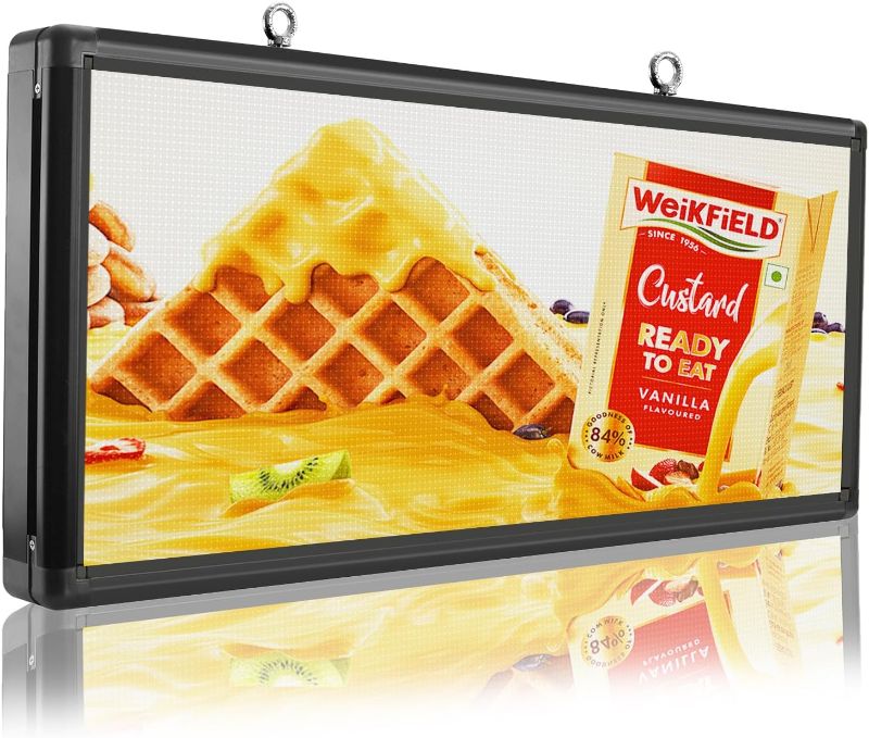 Photo 1 of P6 Outdoor Full Color Programmable Scrolling Led Sign Custom Digital Sign Displays WIFI Control Open Matrix Panel Electronic Message Board Screen Ticker For Store Business Advertising

