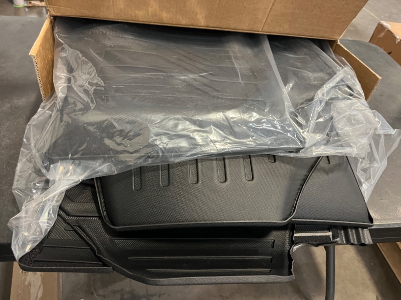Photo 1 of Floor Mats Set for 2025 2026 Tesla Model Y Juniper Accessories, Full Coverage All Weather Floor Mats Cargo Liner with Backrest Protectors
