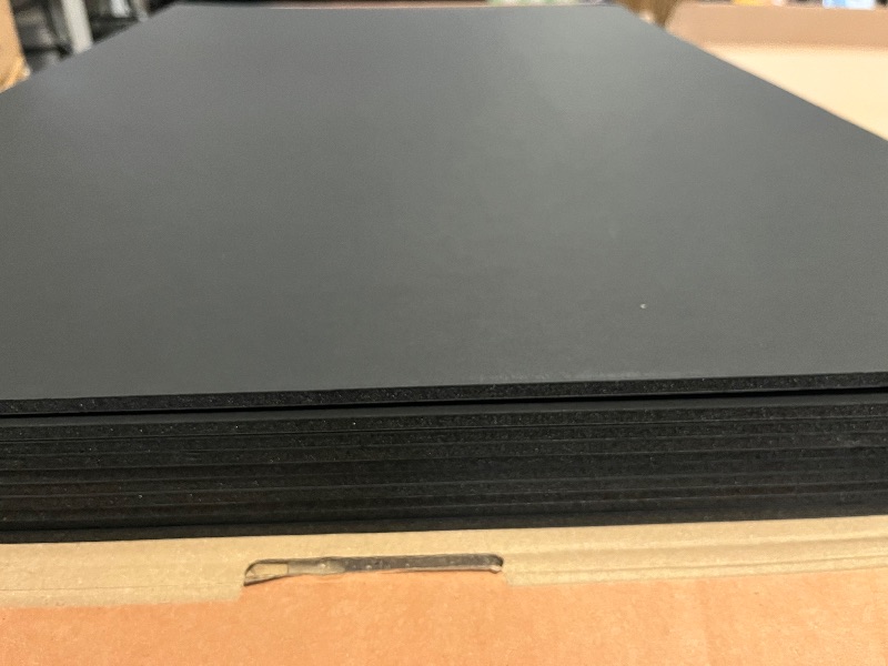 Photo 1 of Union Premium Black Foam Board 24 x 36 x3/16" 10-Pack : Matte Finish High-Density Professional Use, Perfect for Presentations, Signboards, Arts and Crafts, Framing, Display (Black, 24 x 36 x 3/16")
