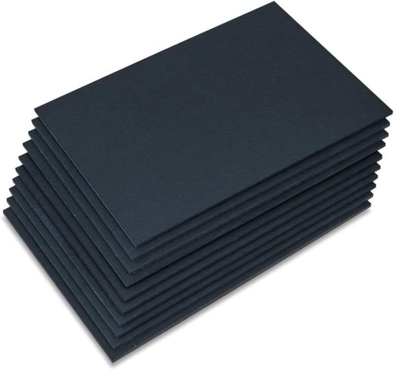 Photo 1 of Union Premium Black Foam Board 24 x 36 x3/16" 10-Pack : Matte Finish High-Density Professional Use, Perfect for Presentations, Signboards, Arts and Crafts, Framing, Display (Black, 24 x 36 x 3/16")
