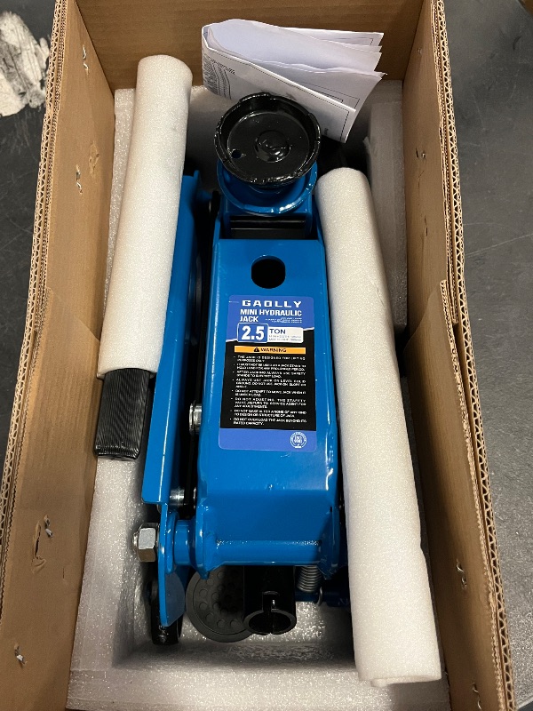 Photo 1 of Mini Hydraulic Jack 2.5 Ton (5500lbs)/Floor Jack with Heightening Gasket,Lifting Range 4.13"-17"
