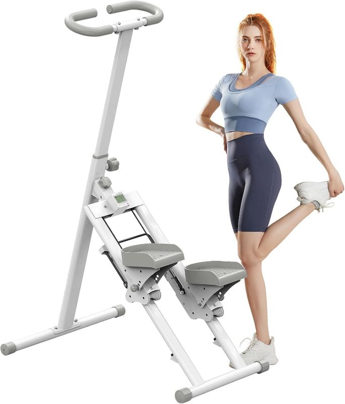 Photo 1 of Stair Stepper for Home,Stair Climber Foldable,Large Pedal Vertical Climber Machine for Full-Body Workout,Steppers for Exercise at Home with 300LBS Loading Capacity
