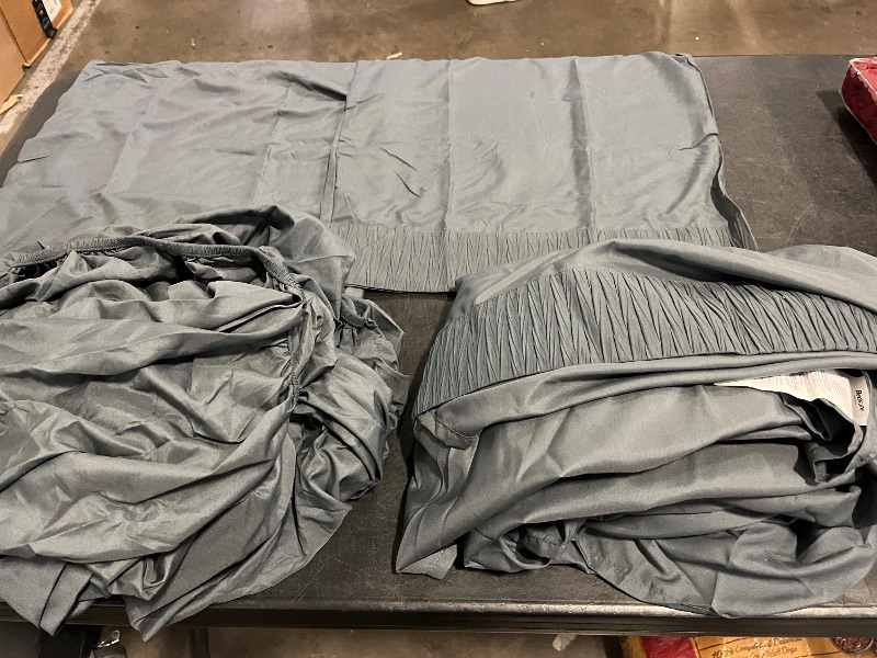 Photo 1 of Bedsure Queen Sheet Set - 4 Pieces Soft Queen Size Sheets - Breathable & Cooling - Hotel Luxury - Easy Care Polyester Microfiber Bedding for Women, Men, Dark Grey

