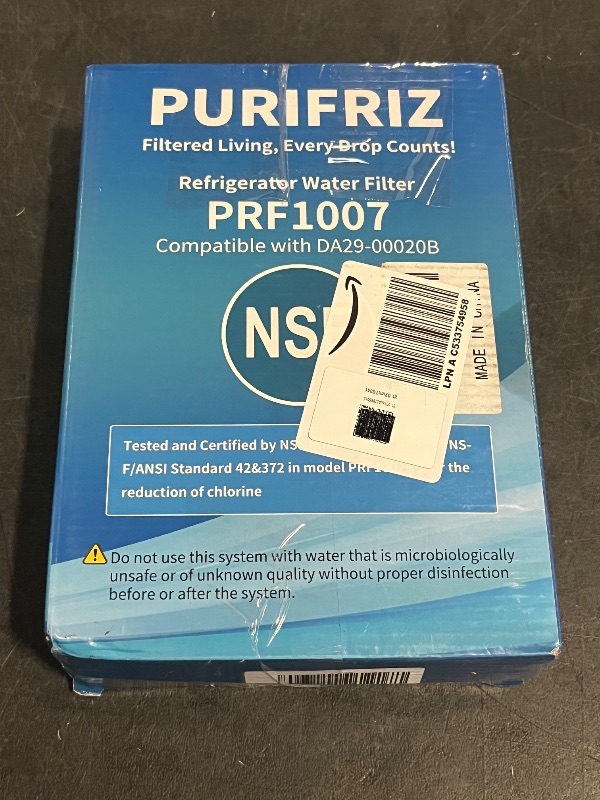 Photo 1 of One Used** 2 Pack DA29-00020B Refrigerator Water Filter, Compatible with Samsung? HAF-CIN/EXP, DA29-00020A/B, DA29-00020B-1, RWF0700A, 469101,RF263BEAESR, RF28HMEDBSR, RS25J500DSR, 6 Month / 300 Gallon
