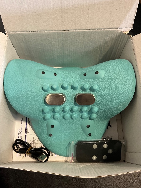 Photo 1 of Neck Massager,Shiatsu Neck Massager 2025 with Heat Electric Shoulder & Cervical Massage for Pain Relief deep Tissue Massage Pillow Heated Neck Stretcher for Neck, Back, Shoulder
