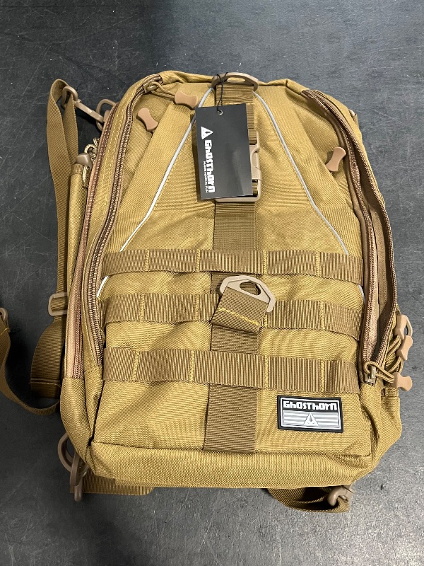 Photo 1 of Ghosthorn Fishing Backpack Tackle Sling Bag-Backpack with Rod Holder- Lightweight Tackle Box Fly Fishing Gifts for Men Women