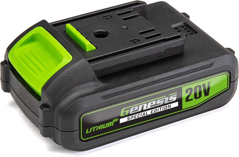 Photo 1 of Genesis GLAB20C Special Edition 20V Lithium-Ion Rechargeable Battery Pack Replacement for GLCD20CSE