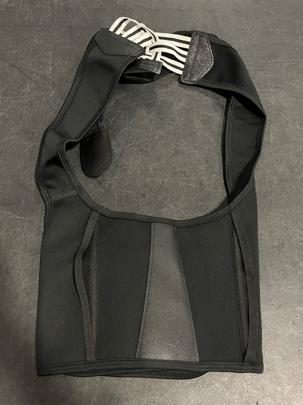 Photo 1 of M Back Brace Posture Corrector for Women and Men Shoulder Straightener Hunchback Adjustable Support Upper Comfy Correction Back Pain Relief Scoliosis Lumbar Spine Upgraded (Black, Medium)

