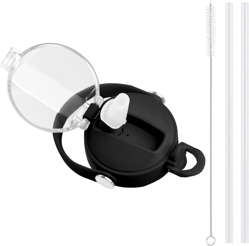 Photo 1 of SENDESTAR Spout Lid for Hydroflask Wide Mouth Water Bottle Fits 18 oz 20 oz 32 oz 40 oz 73 oz,Chug Cap Flexible handle Compatible with SENDESTAR, Takeya, Simple Modern, Wide Mouth Water Bottle
