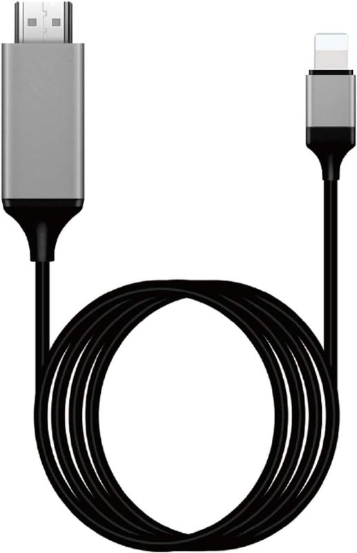 Photo 1 of Apple MFi Certified Lightning to HDMI Adapter for Phone to TV,Compatible with iPhone,iPad, Sync Screen Connector Directly Connect on HDTV/Monitor/Projector NO Need Power Supply
