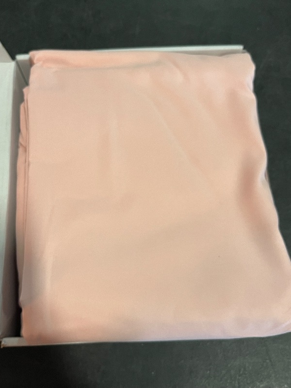 Photo 1 of Twin XL Sheets Set, 10"-15" Deep Pocket, Non-Slip Elastic Corner Straps, Double Brushed Microfiber - Ultra Soft, Hotel Luxury, Breathable, Wrinkle Free, Hypoallergenic - Blush Pink
