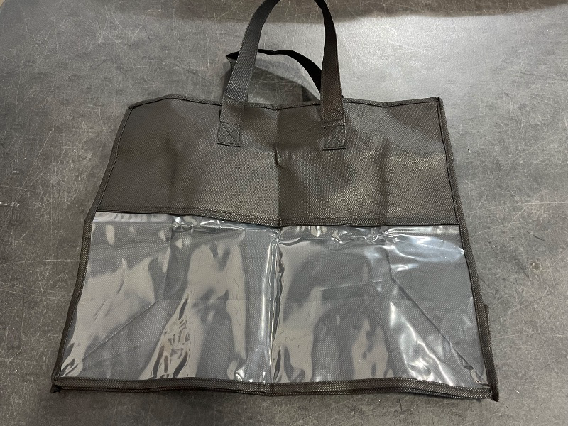 Photo 1 of Black Tote Bag with Clear Front 