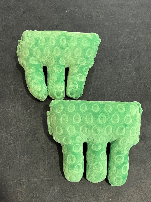Photo 1 of Adjustable Removable Finger Separator Protector Hand Contracture Cushion Padding Pillow Prevention Aid Training Tool With Fingers Hands Splints (Green)
