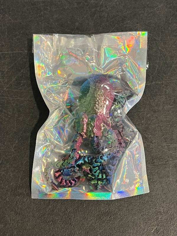 Photo 1 of Missing Two Legs** 22 Network 3D Printed Octopus Fidget Toy, Fun and Educational Animal Desk Toys for Kids, 4.0 inch, Desktop Pets Stuff, Ocean Lovers, and Easter Gifts (Green)
