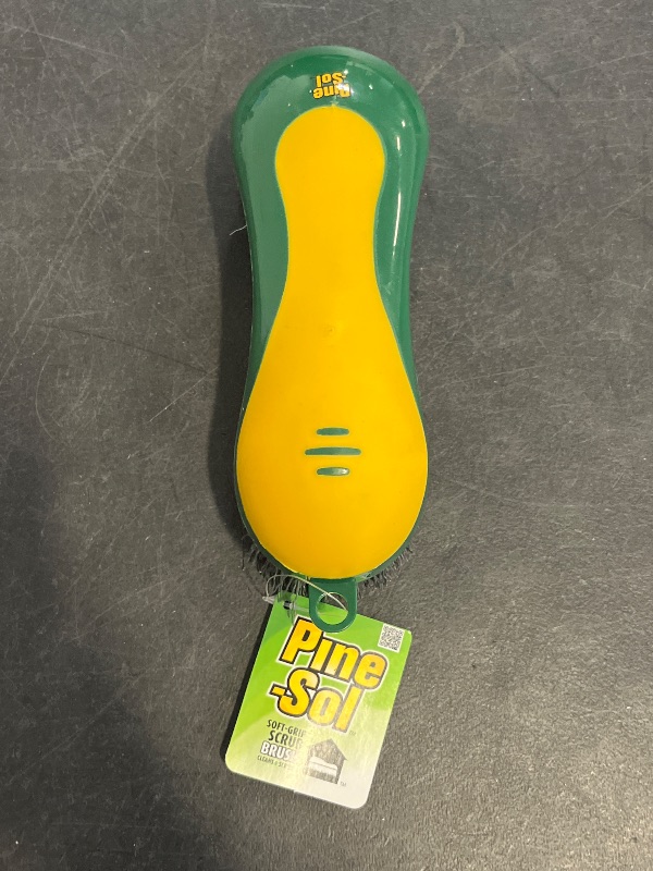 Photo 1 of Pine-Sol Soft Grip Scrub Brush Cleans and Scrubs 