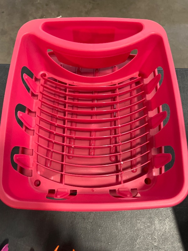 Photo 1 of 23 Item Kitchen Bundle , Includes 1 Dish Rack, 2 Caddy's, 2 3pack Multipurpose Bins, 3 2 Divider Organizers, 4 Different Color Tongs, 1 2pack of Ice Cube Trays, 10 Plastic Soup Bowls(Not Microwavable) 