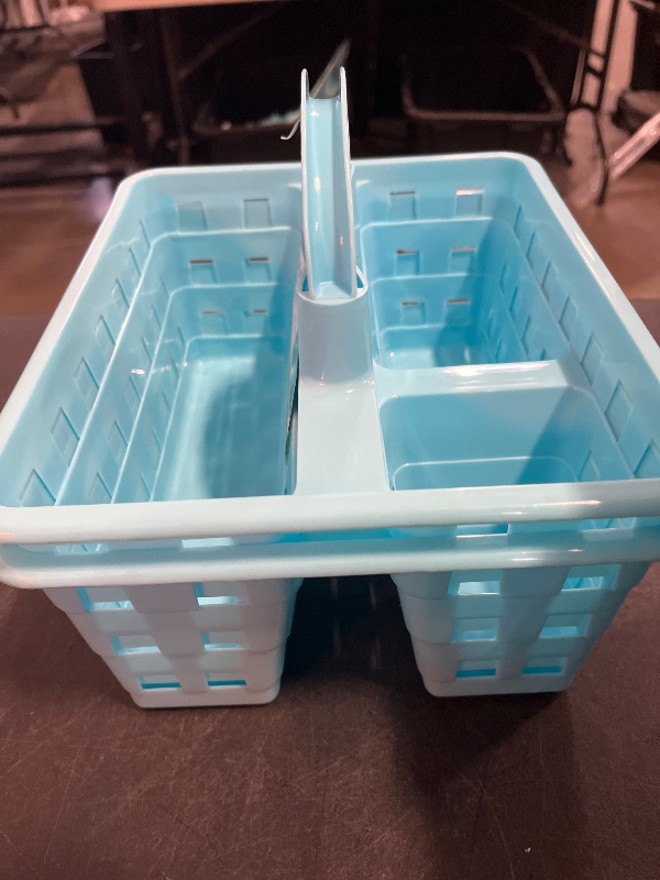 Photo 1 of 23 Item Kitchen Bundle , Includes 1 Dish Rack, 2 Caddy's, 2 3pack Multipurpose Bins, 3 2 Divider Organizers, 4 Different Color Tongs, 1 2pack of Ice Cube Trays, 10 Plastic Soup Bowls(Not Microwavable) 