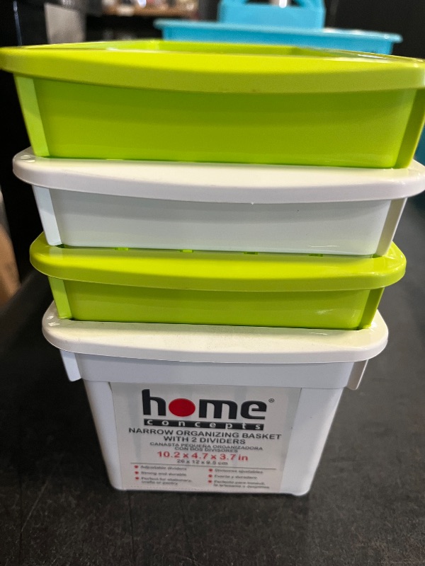 Photo 1 of 10 Organization Bundle, 4 Caddys, 4 2 Divider Organizers , 2 3pack Multipurpose Bins, 