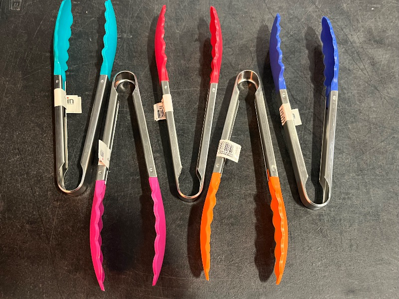 Photo 1 of 5 Different Color Kitchen Tongs