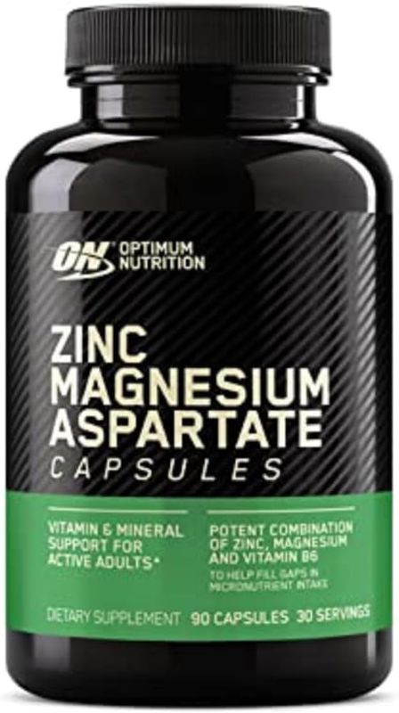 Photo 1 of Expired 9/25 Optimum Nutrition Muscle Recovery and Endurance Supplement for Men and Women, Zinc and Magnesium Supplement, 180 Count
