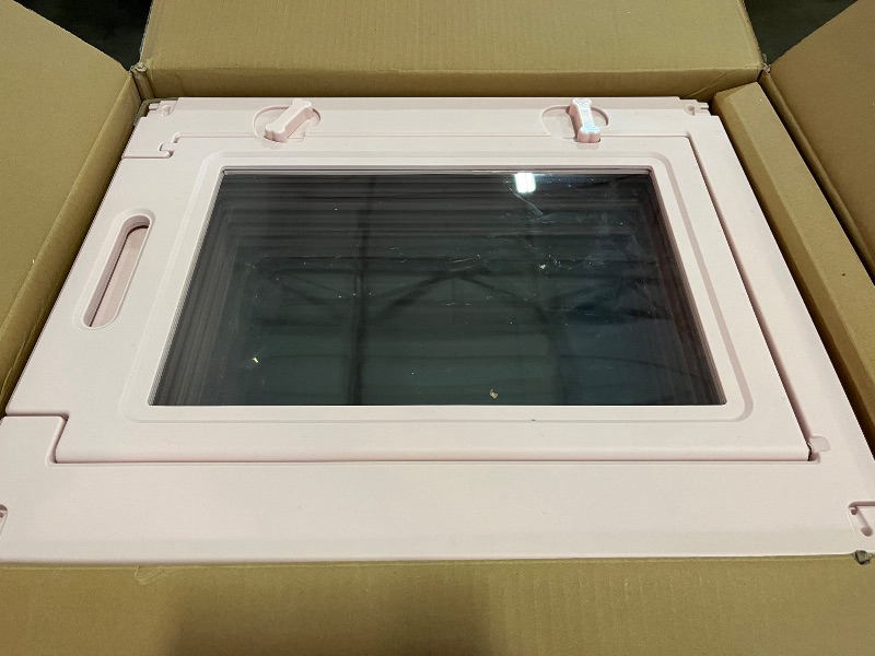 Photo 1 of DIY Clear Acrylic Dog Playpen Indoor, Transparent Easy Cleansing Puppy Fence with Suction Cup, Easy-Assemble Indoor Whelping Crate for Small Puppies (23.6" H, 10PCS), Pink
