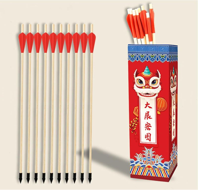 Photo 1 of Pitch-pot Arrows Game, Touhu Chinese Traditional Game, Wooden Pot Sets with Rubber Arrows for Adults, Annual Meeting and Team Building on Yard
