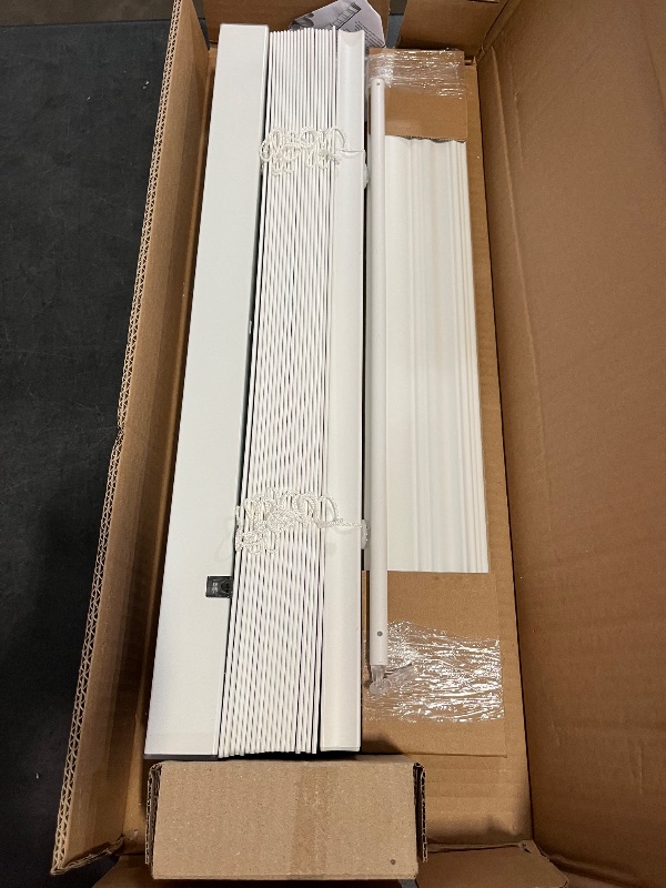 Photo 1 of Lotus & Windoware Cordless, 2 Inch Faux Wood Blind, 22" Wide x 36" Long, Window Blinds, Blinds & Shades, Blinds for Indoor Windows, Smooth, Bright White - 22" x 36",Bright White
