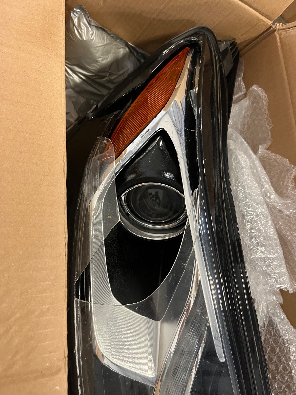 Photo 1 of Damaged**
FIONE Xenon/HID Headlight Compatible with Chevy Equinox 2018 2019 2020 2021 LED DRL Projector Headlamp Replacement Right Passenger Side RH

