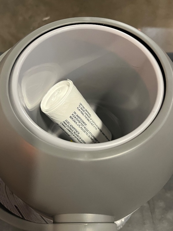 Photo 1 of L.A. Baby Magic Diaper Pail - Patented 100% Odor-Free System with Child-Safe Lock - Award-Winning Design - No Refills Required - Works with Regular Trash Bags - Gray
