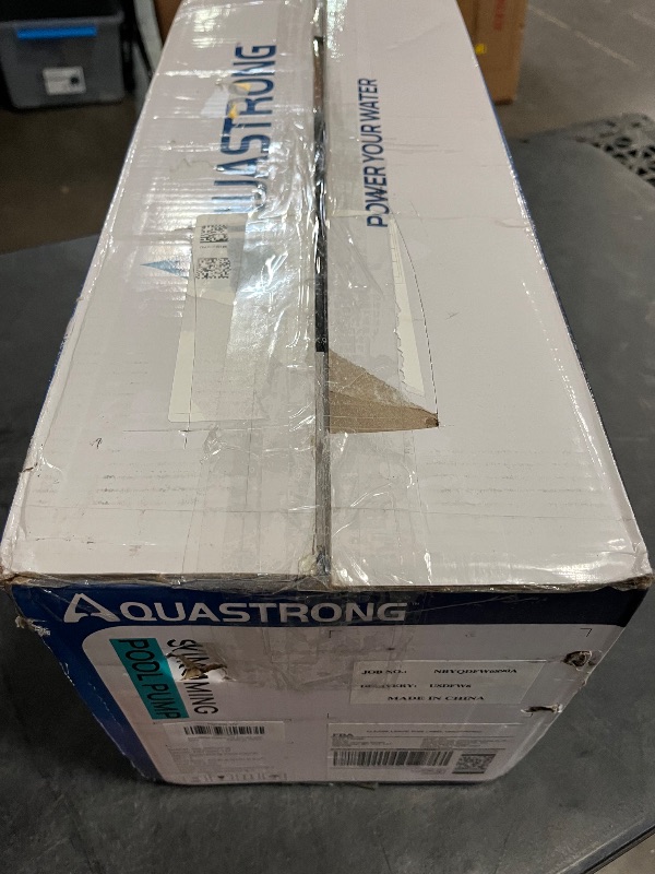 Photo 1 of Aquastrong In/Above Ground Pool Pump, High Flow (Dual Speed with Timer, 2HP, 5186 GPH, 115V)
