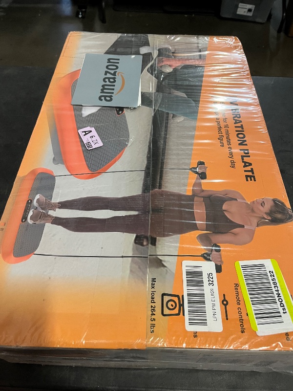 Photo 1 of Sealed, Opened for Pictures** 
Vibration Plate Exercise Machine for Weight Loss Fitness Equipment, Vibration Plate Platform for Home Fitness,Lymphatic Drainage Shaking Full Body Shaker 99 Adjustable Speeds
