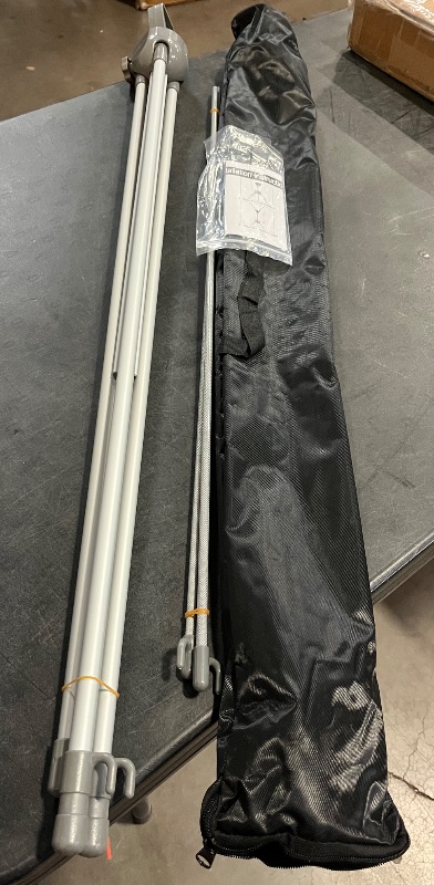 Photo 1 of YDisplay X Banner Stand Adjustable Fit Banner Size from 23"X63" to 32"X78" Portable Oxford Bag for Trade Show Exhibition Market,1 Pack
