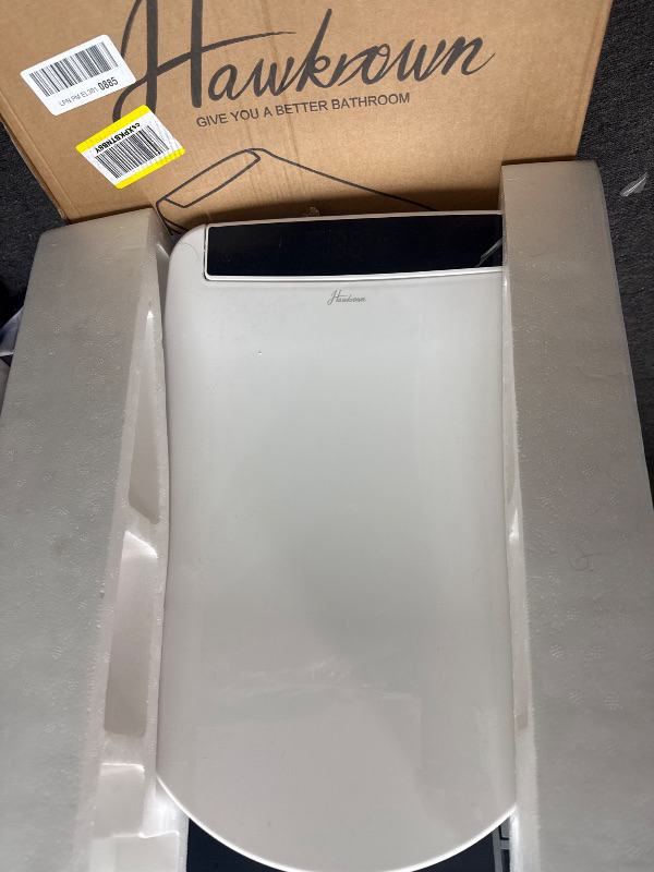 Photo 1 of Electric Smart Bidet Toilet Seat, Upgraded Heated Bidet with Adjustable Instant Warm Water and Warm Dryer, Remote Control, Night Light, Slow Close Lid, LED Display (Elongated)