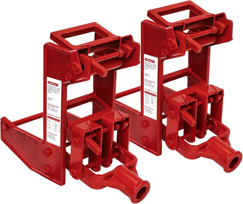 Photo 1 of 2 Pack Wall Jack, Portable Wall Jacks for Framing, Use with 1-1/2 X 3-1/2 in Fir Poles Or 1 in Od Steel Pipe, Malleable Casting Iron Wall Jack for Lifting Wall Beams, Capacity of Lifting 1,000 lbs
